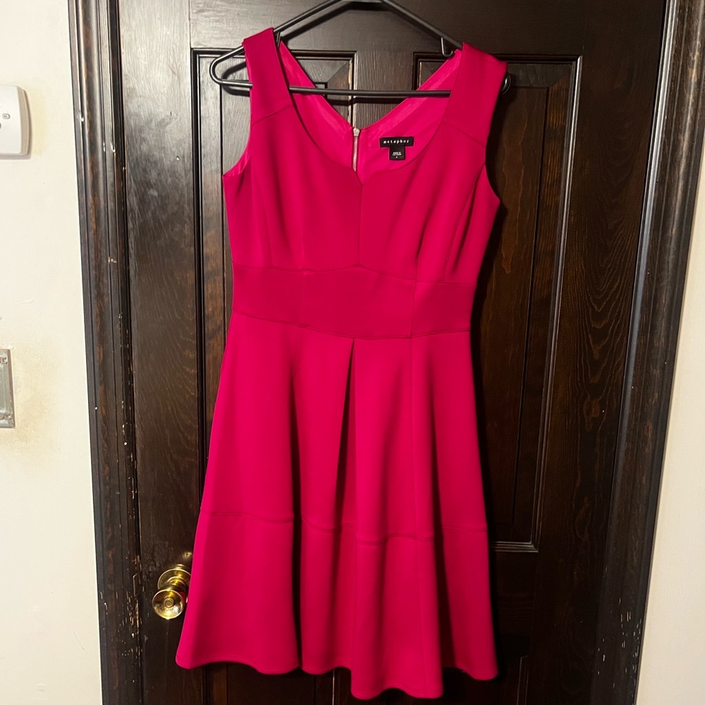 Metaphor Fuchsia Sleeveless Mini Dress